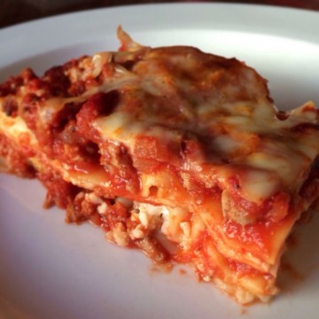 healthier lasagna